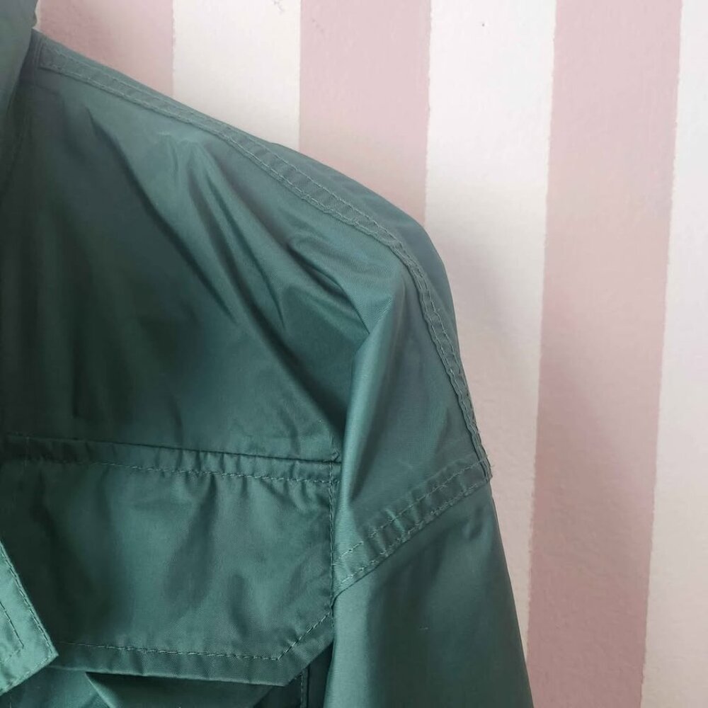 Green Raincoat for Men - Picture 4 of 8